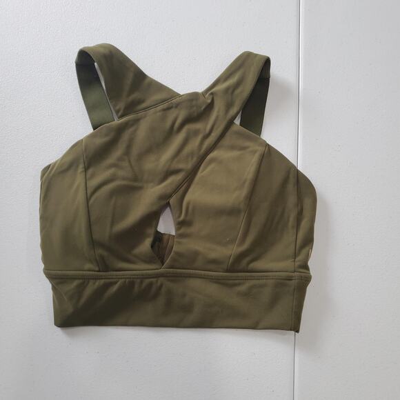 Buffbunny Collection Sports Bra Womens XS Strappy Adjustable Back Keyhole Yoga - Picture 1 of 7